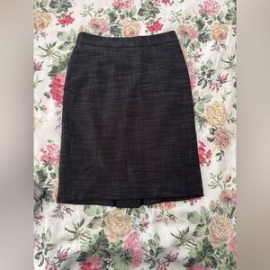 Ann Taylor 0P Black Women's Pencil Skirt